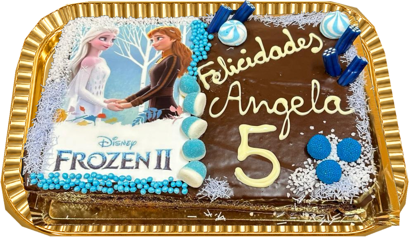 Tarta de cumpleaños Frozen