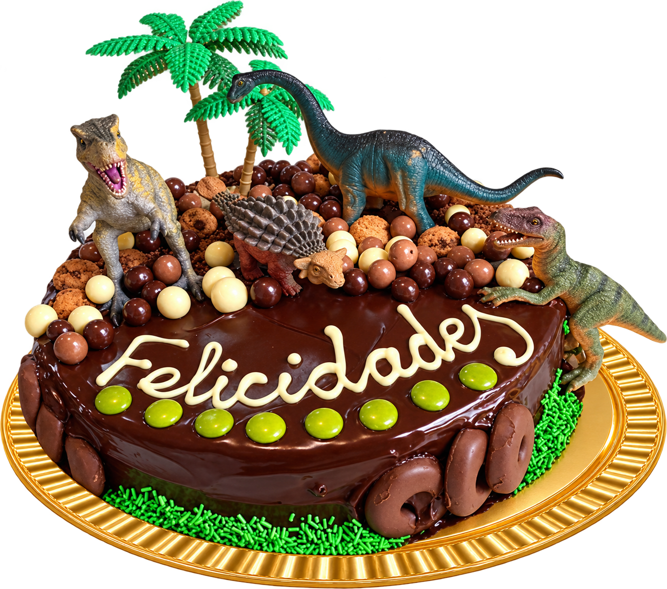 Tarta kit dinosaurios