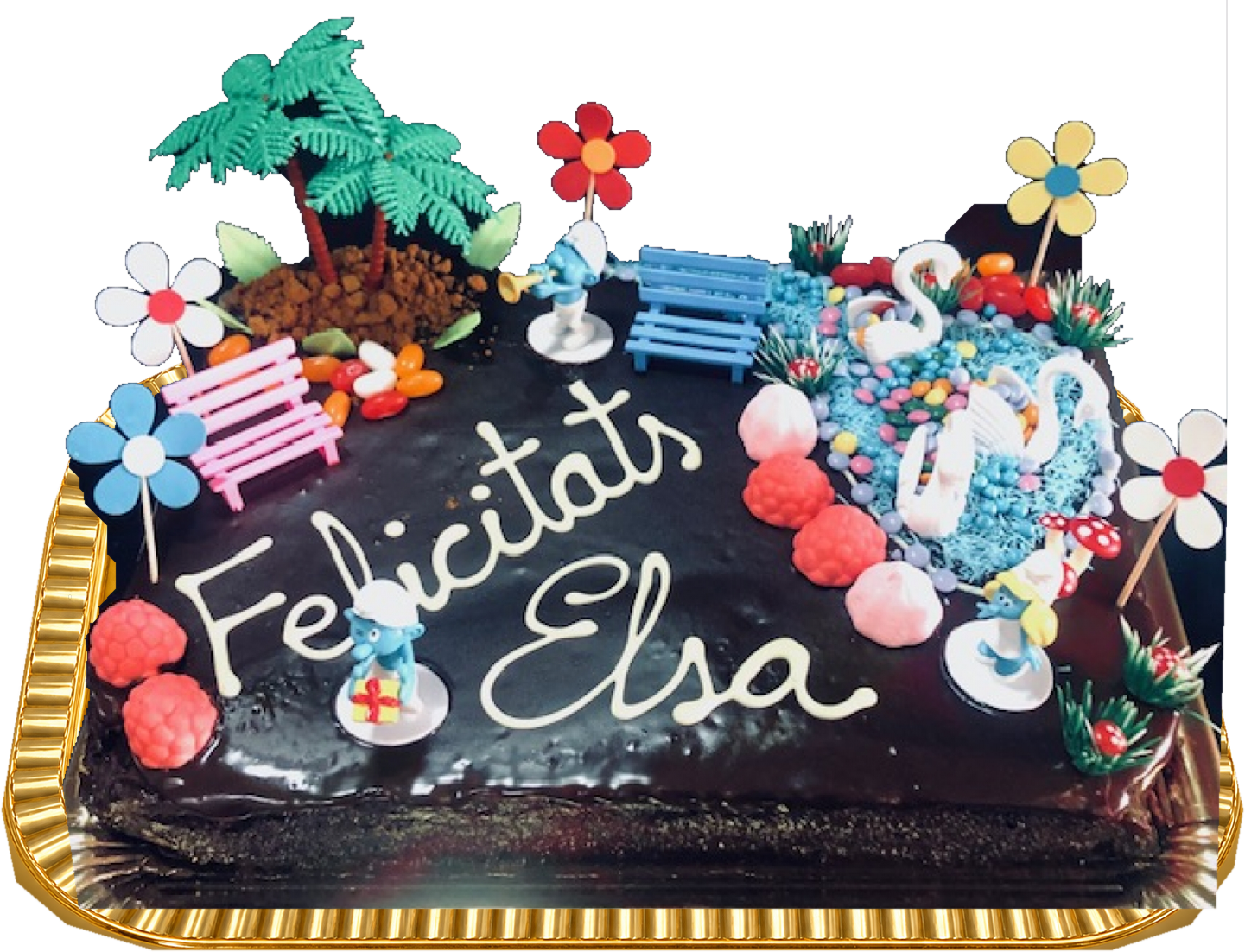 Tarta Pitufos