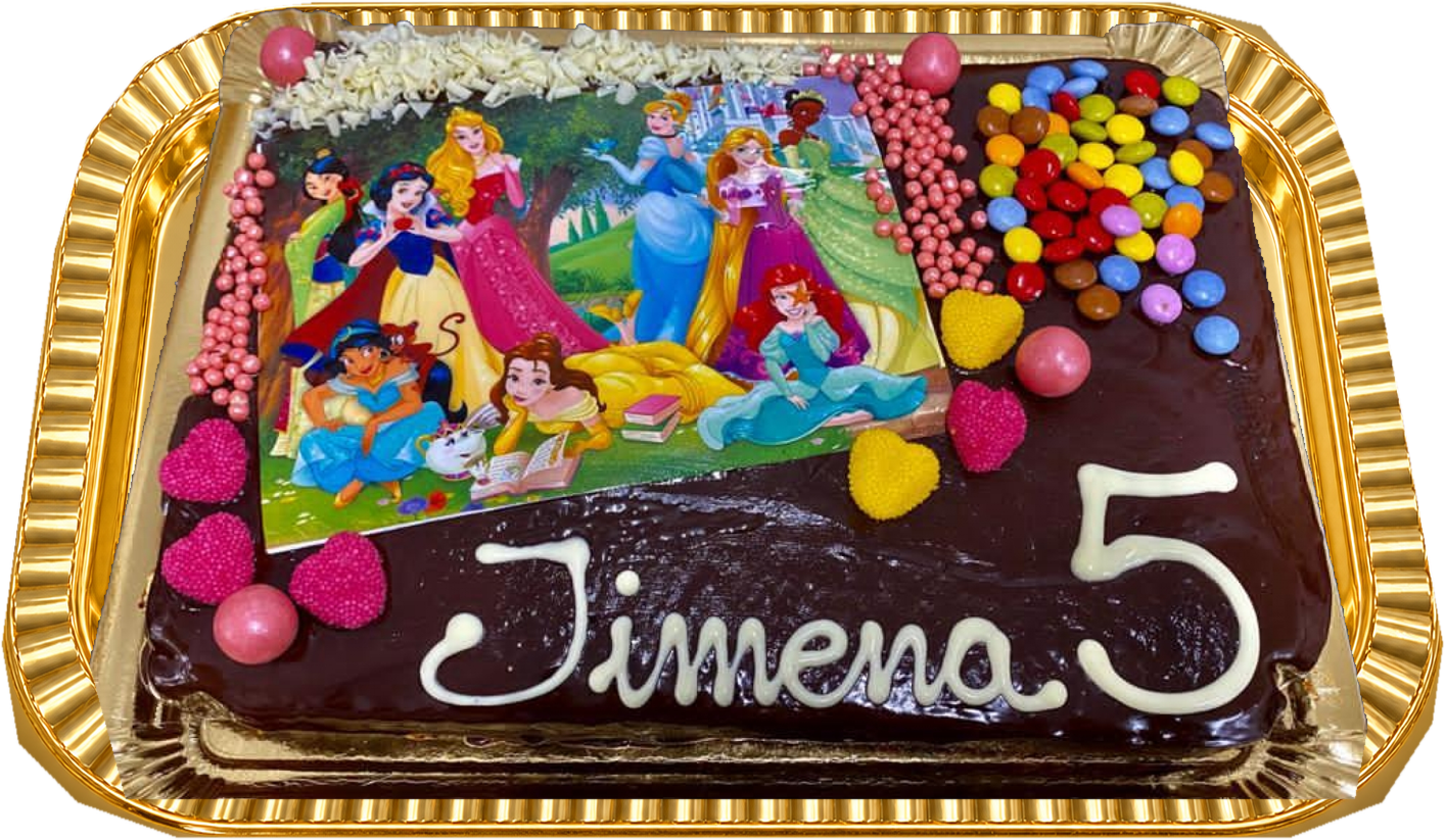 Tarta de cumple Princesas