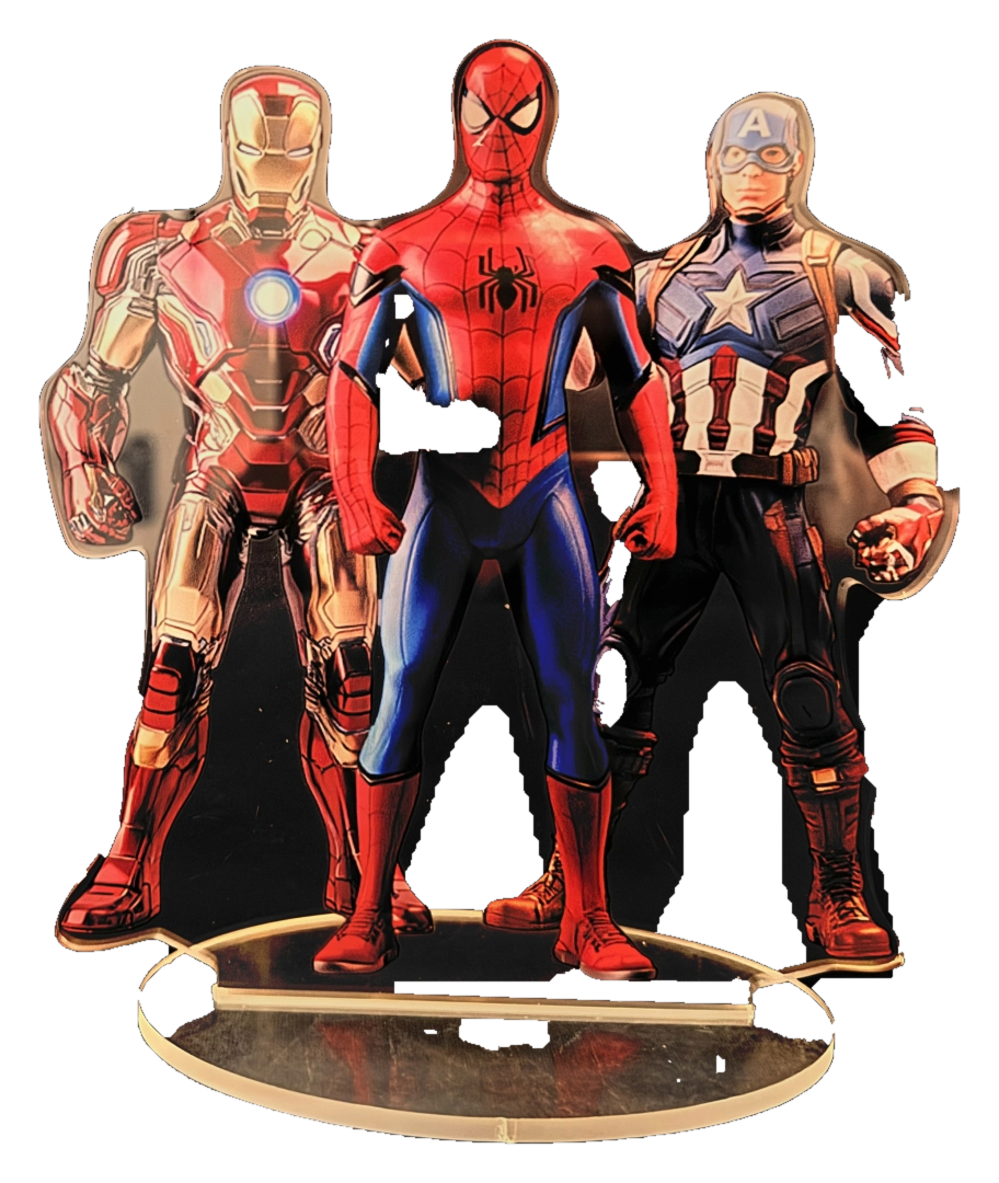 Flyer 2D Super Heroes