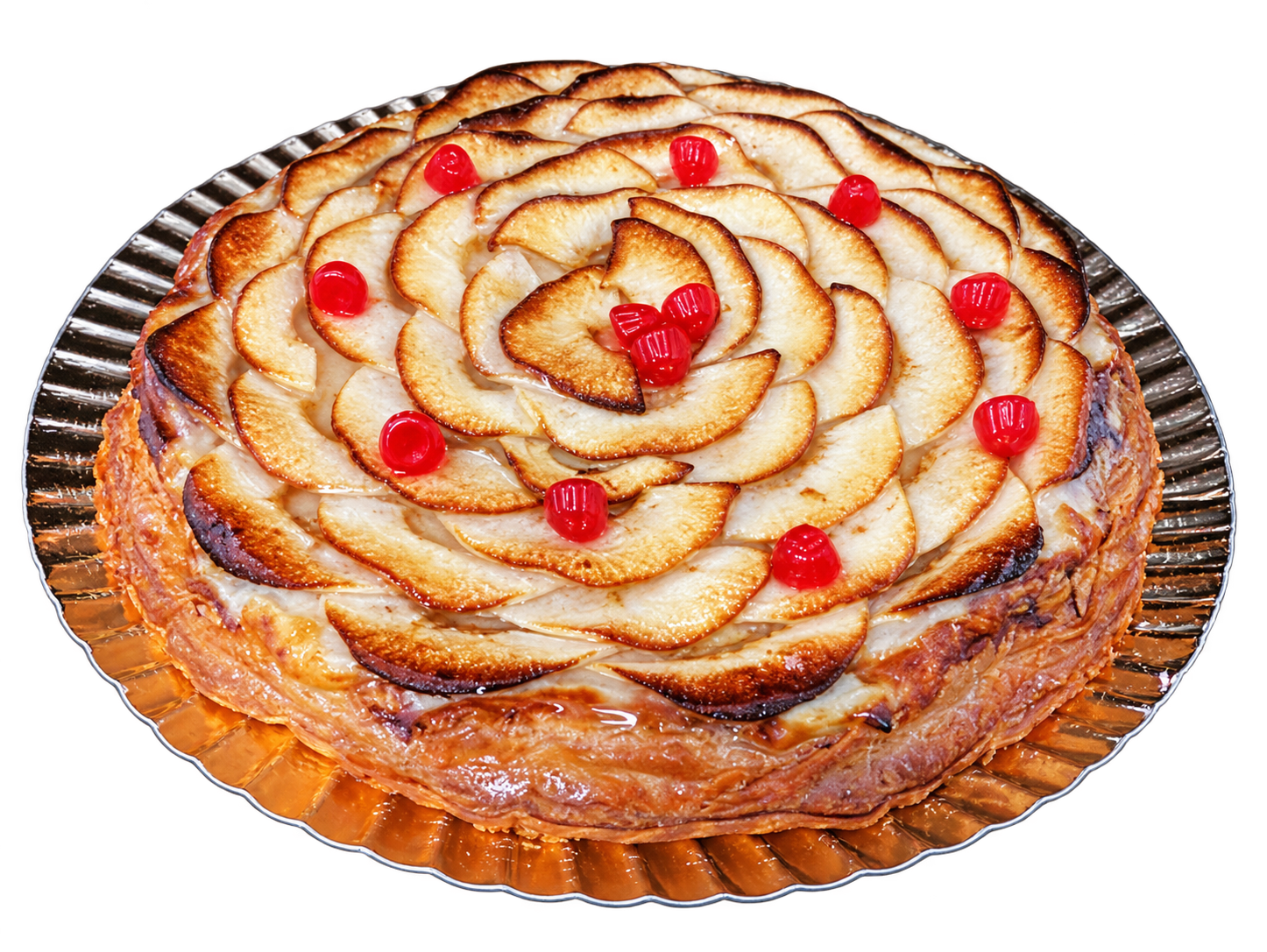 Manzana y crema pastelera