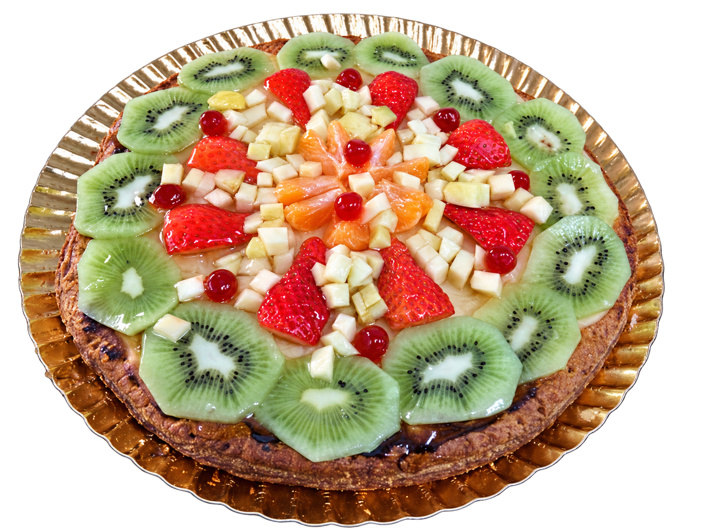 Frutas y crema pastelera