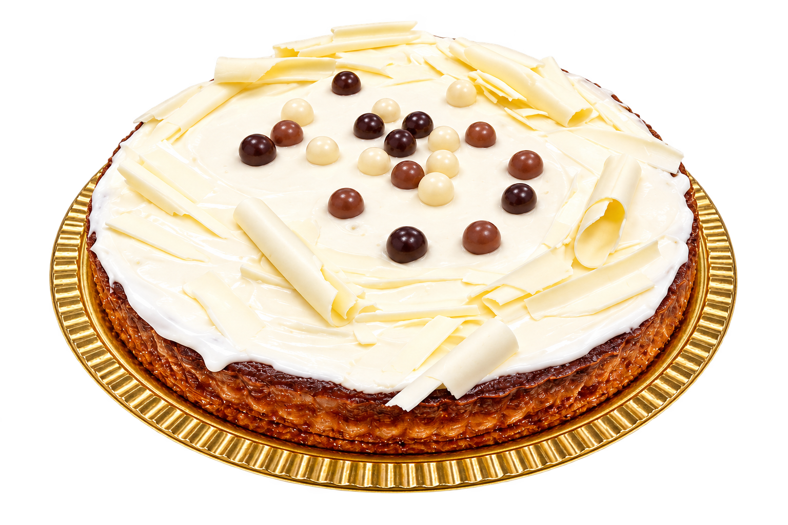 Queso Horno Chocolate Blanco tarta de queso al horno entera