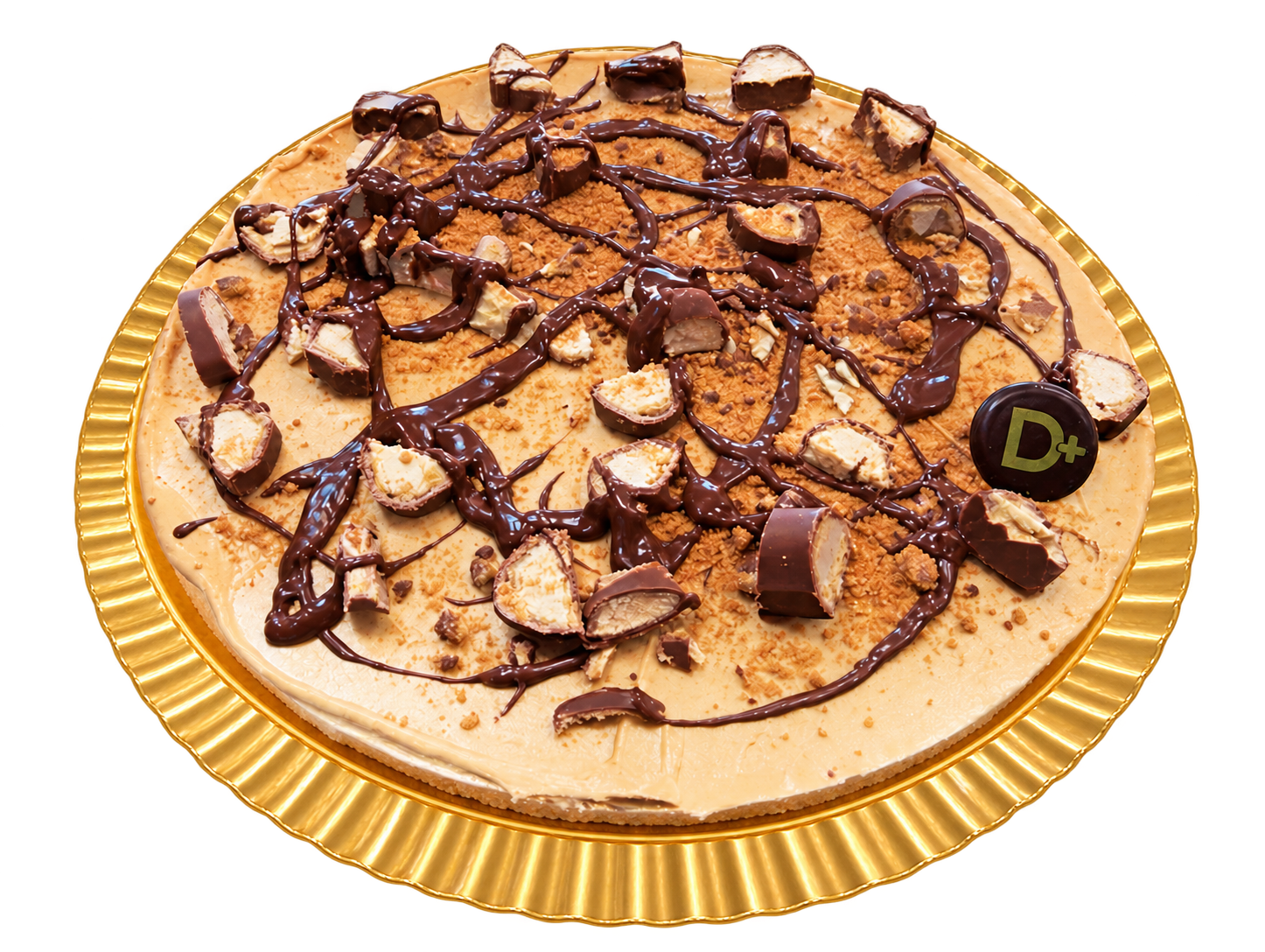 Semifrío Kinder Bueno, tarta semifría redonda