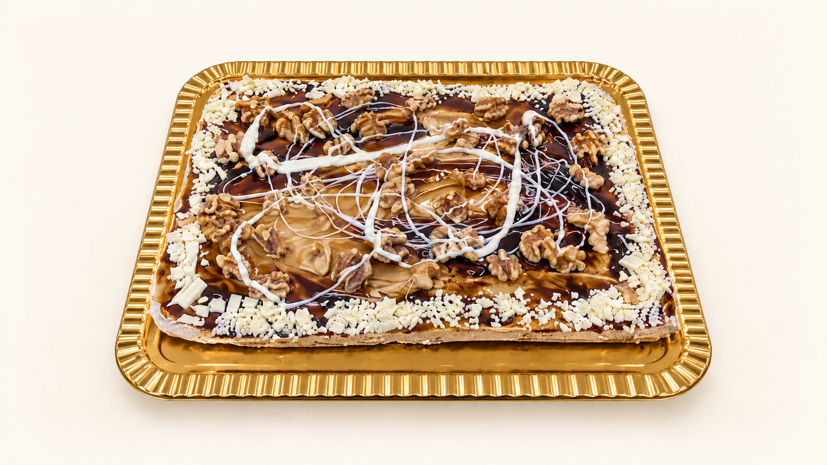 Tarta semifría cuadrada de Café y moka