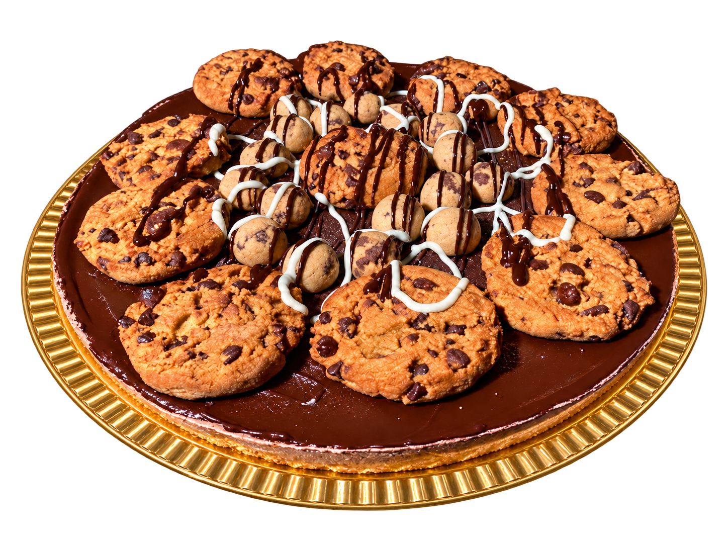 Semifrío de Cookies, tarta semifría redonda