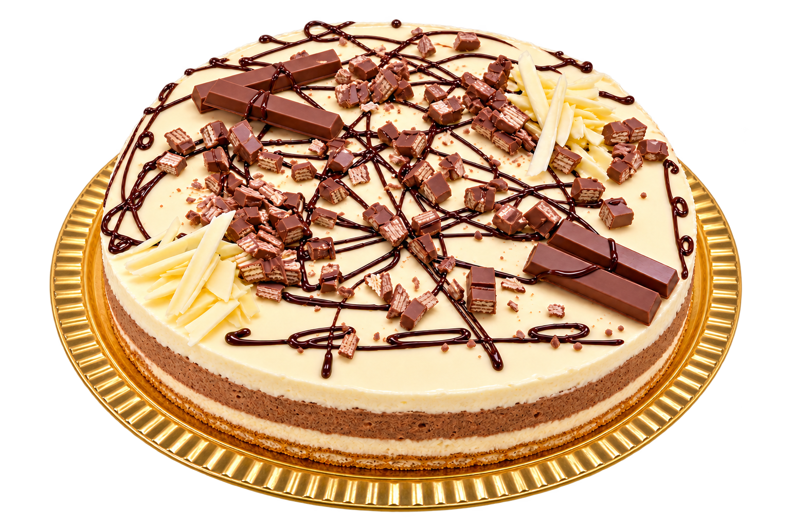 Dos Chocolates, tarta semifría redonda
