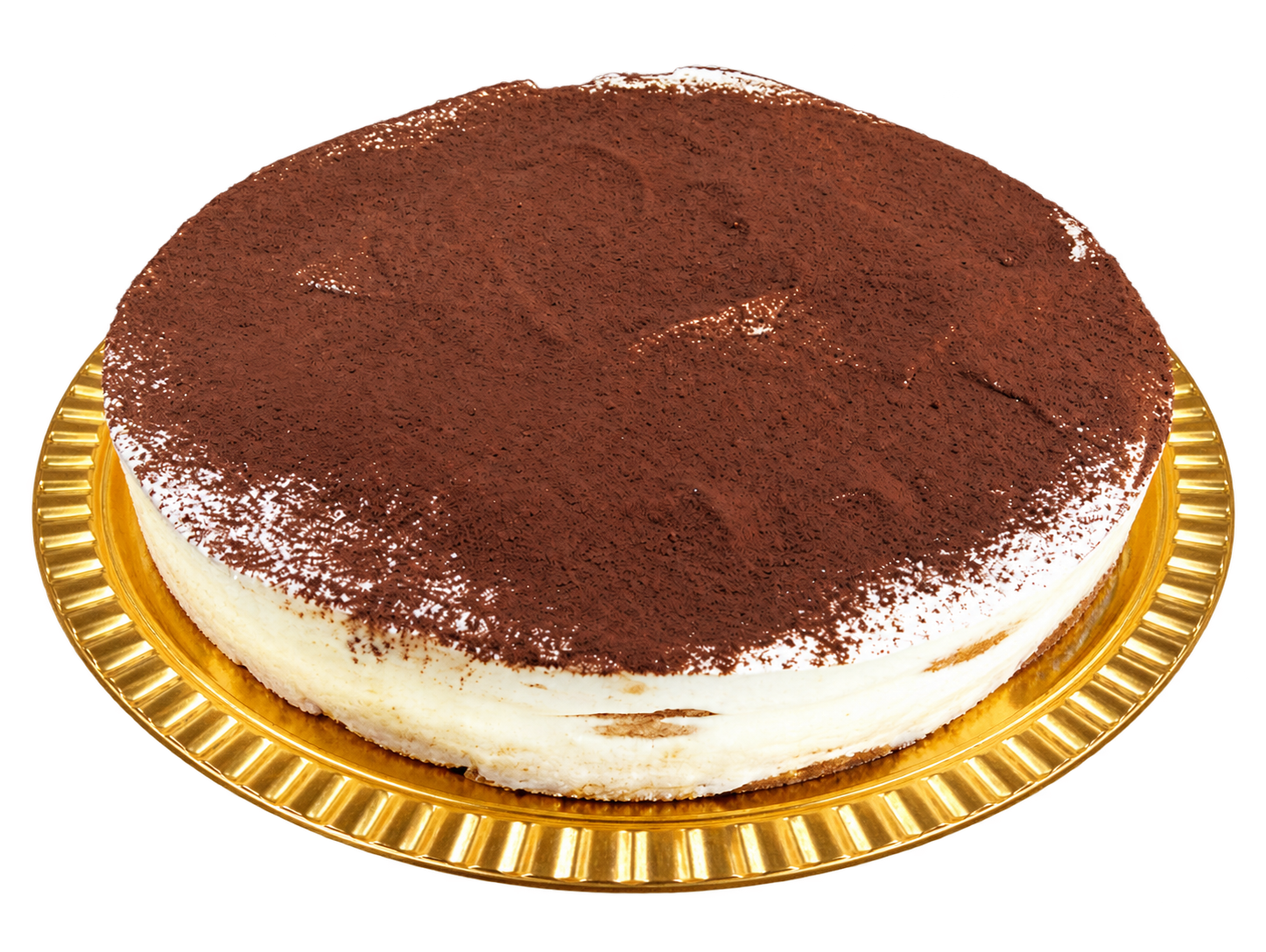 Tiramisú, tarta semifría redonda