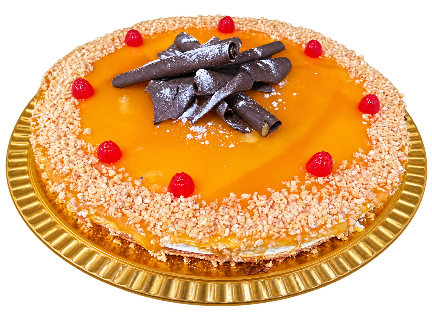 Semifrío Nata Yema, tarta semifría redonda