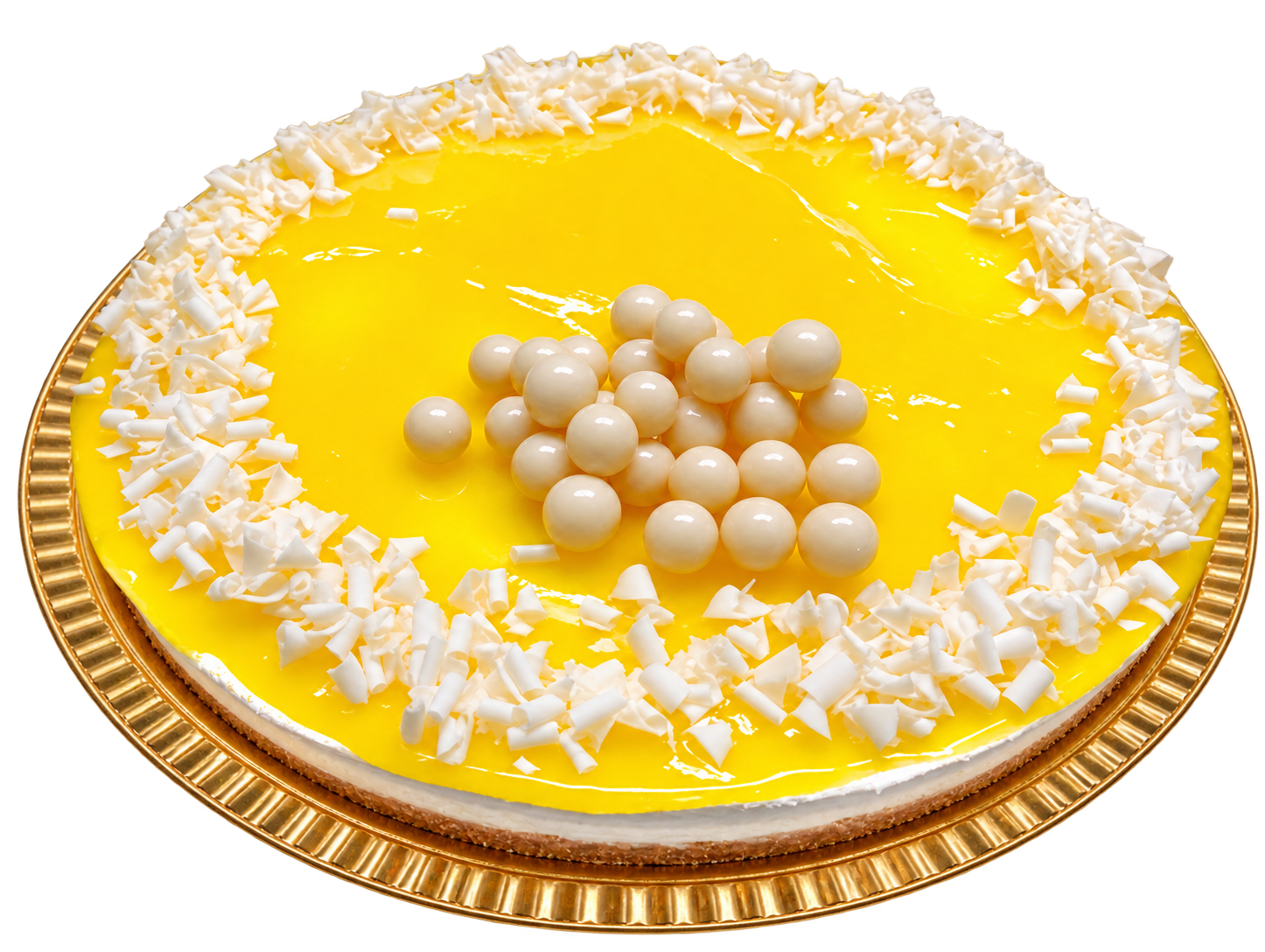 Semifrío Queso con Limón, tarta semifría redonda