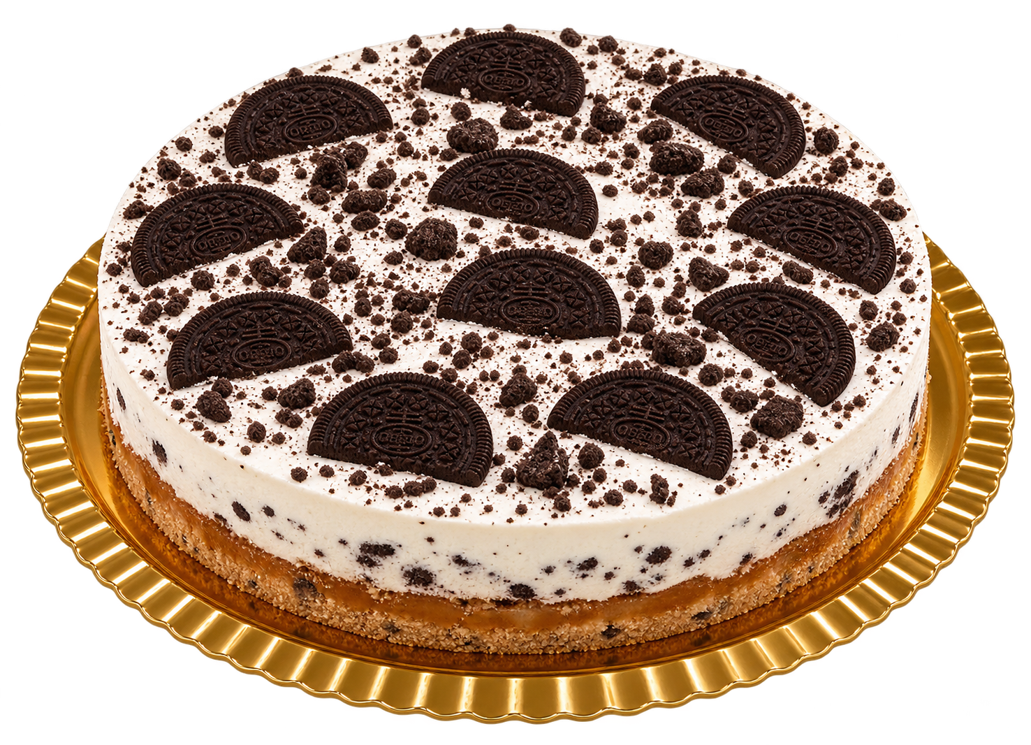 Semifrío Oreo, tarta semifría redonda