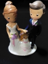 Muñeco de boda con niña