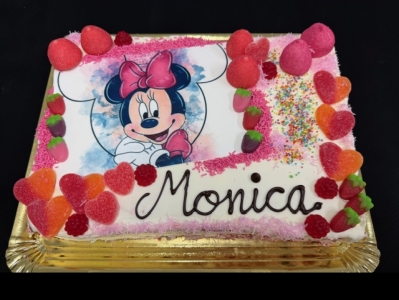 Imagen Tarta cumpleaños oblea Minie