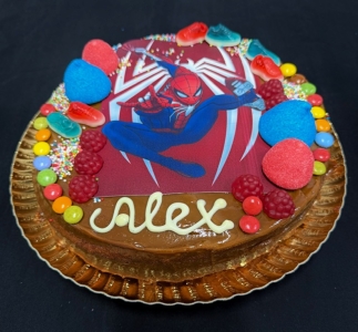 Imagen Tarta cumple oblea Spiderman