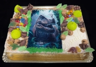 Tarta cumple oblea Dinosaurio