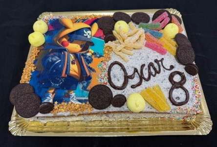 Imagen tarta cumpleaños oblea Pikachu