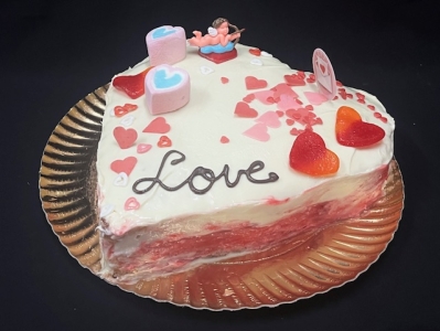 Imagen Corazón Fresa y Choco Blanco